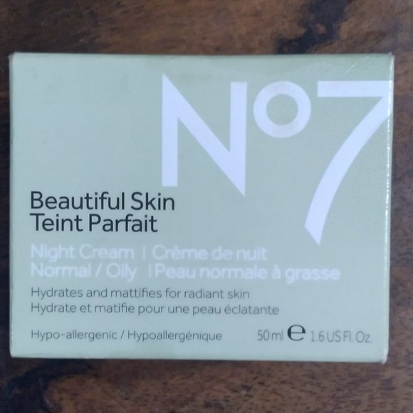 *Boots No7 Beautiful Skin* Night Cream Normal / Oily - Picture 3 of 6